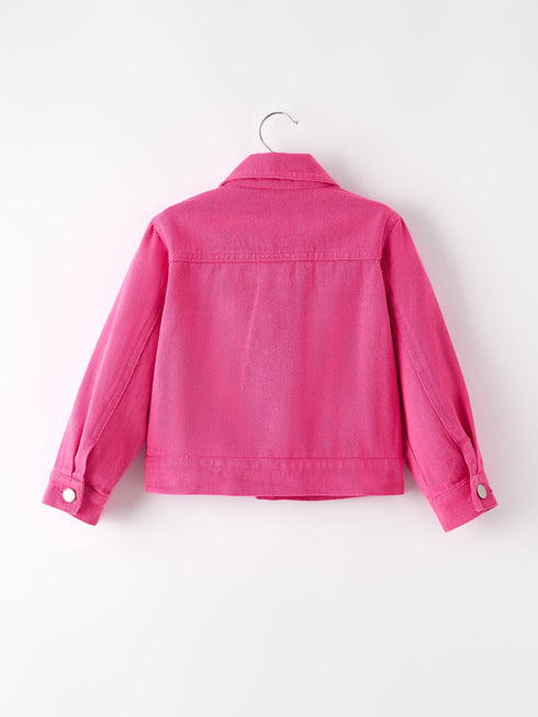 hot-pink-fall-girls-denim-top Rylee-Faith-Designs-Sophia's Style-2